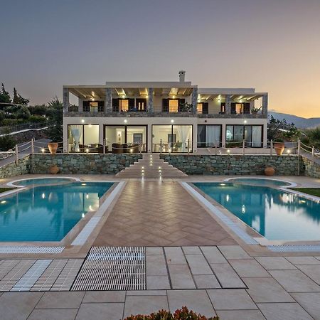 Sea Views At Villa Anemomylos With Heated Pool, Ping Pong And Tennis Agia Pelagia  Extérieur photo