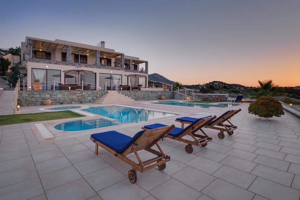 Sea Views At Villa Anemomylos With Heated Pool, Ping Pong And Tennis Agia Pelagia  Extérieur photo
