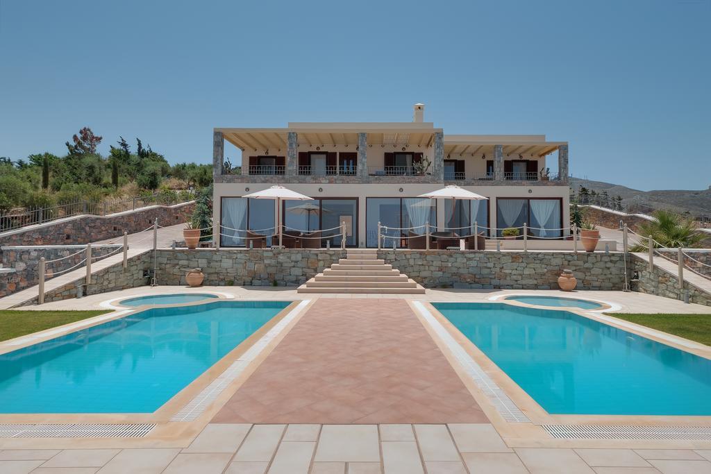 Sea Views At Villa Anemomylos With Heated Pool, Ping Pong And Tennis Agia Pelagia  Extérieur photo