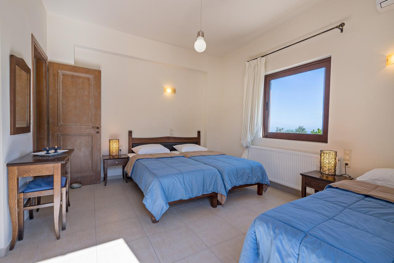 Sea Views At Villa Anemomylos With Heated Pool, Ping Pong And Tennis Agia Pelagia  Extérieur photo