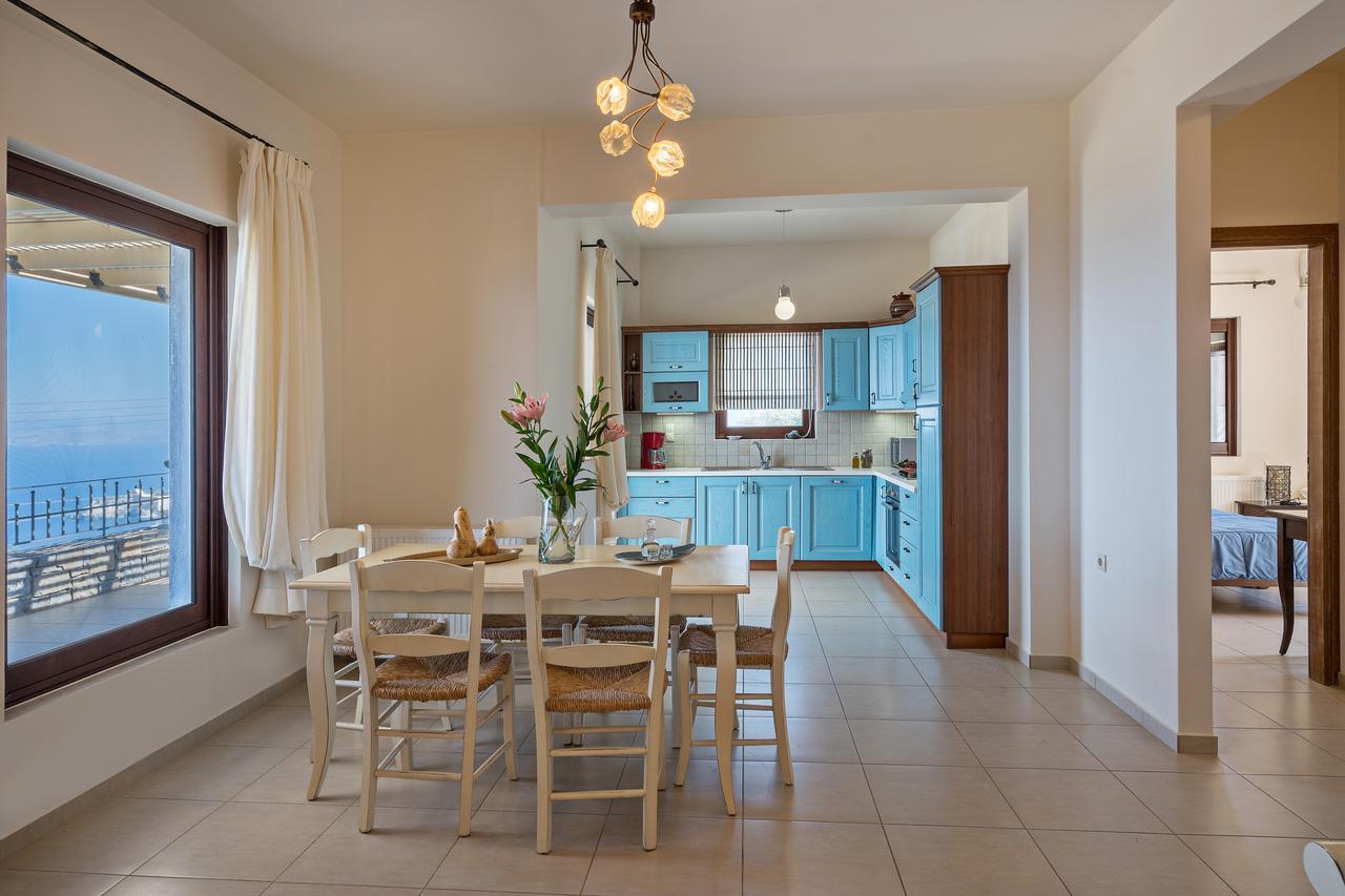 Sea Views At Villa Anemomylos With Heated Pool, Ping Pong And Tennis Agia Pelagia  Extérieur photo