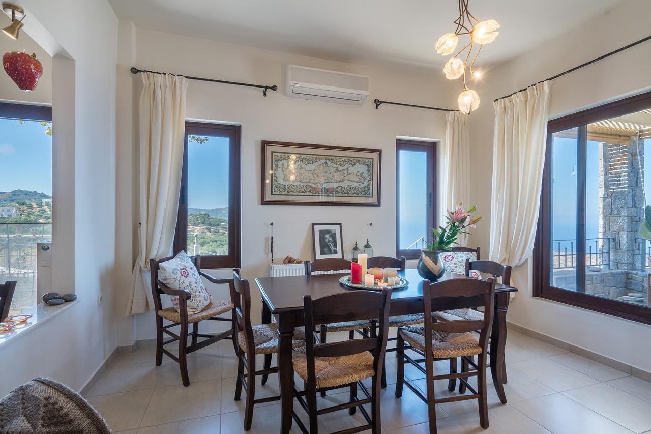 Sea Views At Villa Anemomylos With Heated Pool, Ping Pong And Tennis Agia Pelagia  Extérieur photo